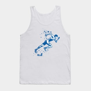 Track Runner Sprinter Sprinting - 01 Tank Top